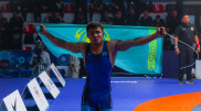 Казахстанский борец выиграл чемпионат мира