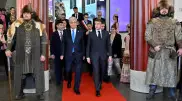 Токаев и Макрон посетили выставку “Казахстан: Сокровища Великой степи“