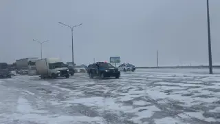 Более 700 авто пришлось сопроводить по трассам в Акмолинской области из-за непогоды