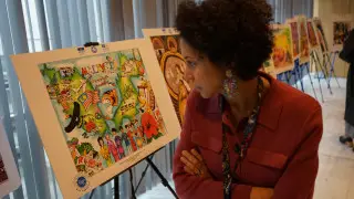 Из Алматы в Париж: уникальную выставку работ перевезли в штаб-квартиру ЮНЕСКО