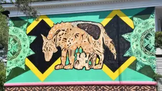 В Алматы восстановят уничтоженный мурал “Волчица“