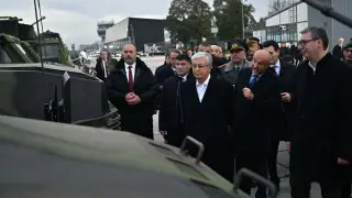 Токаев посетил выставку продукции сербской оборонной промышленности