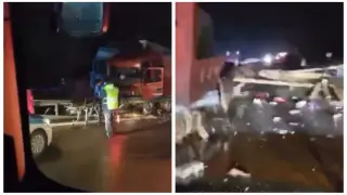 Водители вылетели из кабин при столкновении большегрузов в Карагандинской области