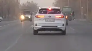 Кортеж из роддома наказали за нарушение ПДД в Талгаре