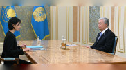 Президент Токаев принял Зульфию Сулейменову