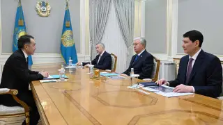 Токаев принял в Акорде Сагинтаева