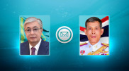 Токаев поздравил короля Таиланда