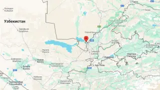 Землетрясение произошло на границе Казахстана и Узбекистана