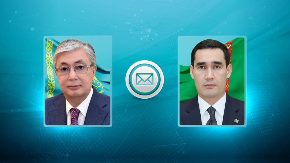 Токаев направил телеграмму президенту Туркменистана