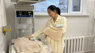 Павлодарка стала многодетной мамой после вторых родов