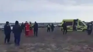Крушение самолета в Актау: больше 10 пассажиров доставили в больницу