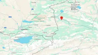 Землетрясение произошло в 353 километрах от Алматы