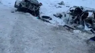 Три человека погибли в жуткой аварии на трассе Кызылорда-Павлодар