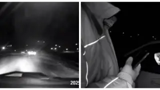 Погоня за пьяным водителем в области Абай попала на видео