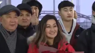 Казахстанка покорила ледяные воды Антарктиды