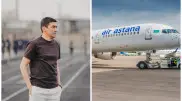 Вынужденная посадка самолета в Актау: на борту были казахстанские футболисты