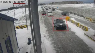 Появилось видео сопровождения автоколонны до столкновения на трассе Астана - Щучинск