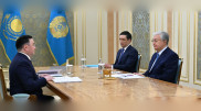 Токаев принял председателя Верховного суда Мергалиева