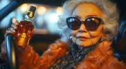 74-летнюю казахстанку лишили прав за пьяную езду