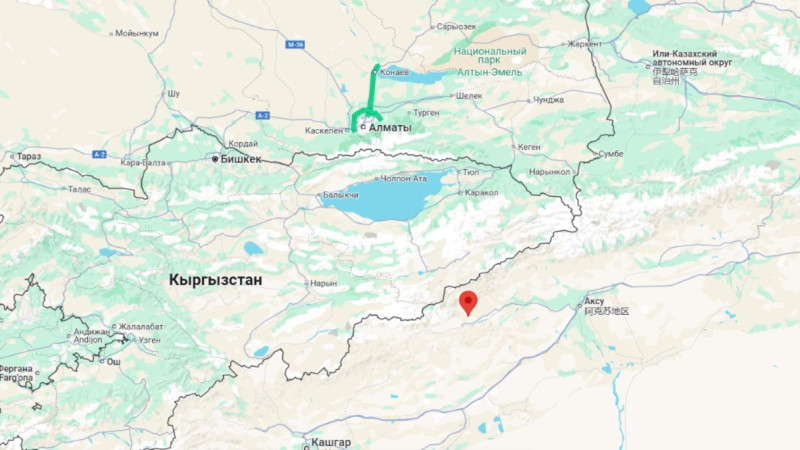 Скриншот Google Карты