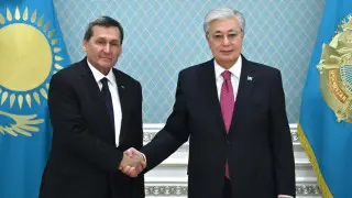 Токаев принял главу МИД Туркменистана