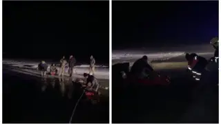 Оторвались на льдине: пятерых рыбаков спасли в Жамбылской области