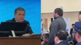 “Полиция здесь. Этого персонажа привлечь“ - аким Астаны пригрозил застройщику при жителях