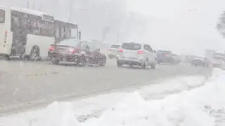 Движение ограничили на трассах в двух областях Казахстана