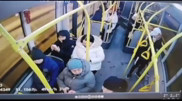 Появились кадры из салона автобуса во время столкновения в Астане