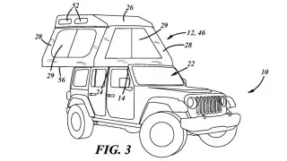 То, чего многим не хватает: Jeep запатентовал встроенную в крышу палатку
