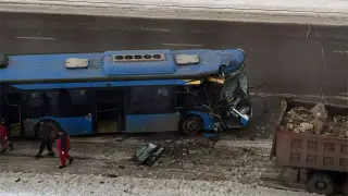 Пассажирский автобус попал в ДТП в Астане