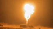 Нефтяная скважина загорелась на западе Казахстана