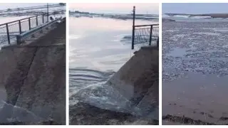 Мост и дороги смыло: три поселка в ЗКО оказались отрезанными от мира