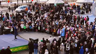 Наурыз в Астане: плов, сумаляк и народные танцы