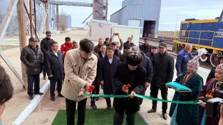 В Мангистауской области возобновил работу зерновой терминал