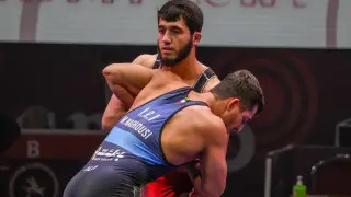 Омар Сатаев завоевал серебро чемпионата Азии по греко-римской борьбе