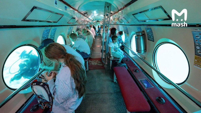 Внутри батискафа "Синдбад". ©️ Mash