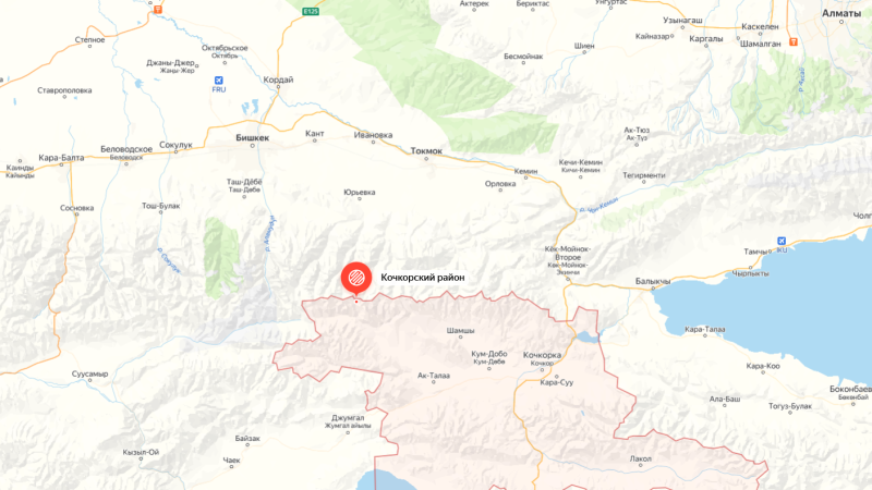 Скриншот Яндекс карты