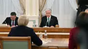 Президенты Казахстана и Словении провели переговоры в расширенном формате