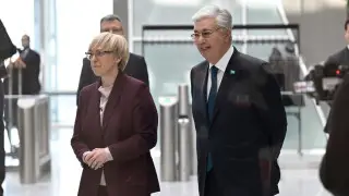 Токаев показал президенту Словении, как работает МФЦА