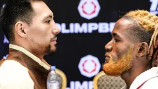 Французский боксер скинул пояс с Жанибека Алихманулы