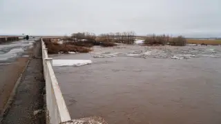 Из-за паводка вскроют автодорогу областного значения в Акмолинской области