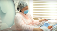 41-летняя жительница Шымкента родила ребенка-богатыря весом почти семь килограммов