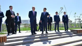 Президент посетил новый парк Shymkent City