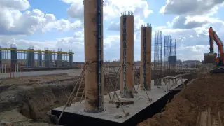 Еще одну двухуровневую развязку строят на Западе Казахстана