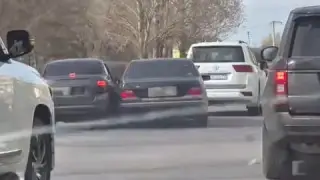 Протаранил авто: водители не поделили дорогу в Павлодаре