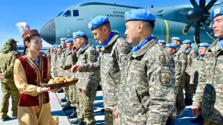 С Голанских высот вернулись еще 38 казахстанских миротворцев