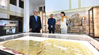 Токаев и Бердымухамедов посетили Turkistan visit centre