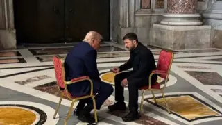 Трамп и Зеленский встретились в Ватикане
