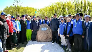 В Петропавловске появилась Аллея Единства